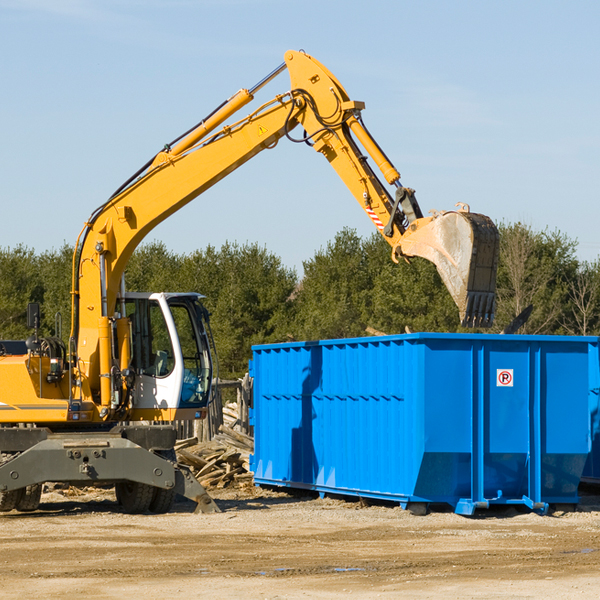 what kind of customer support is available for residential dumpster rentals in Greenfield